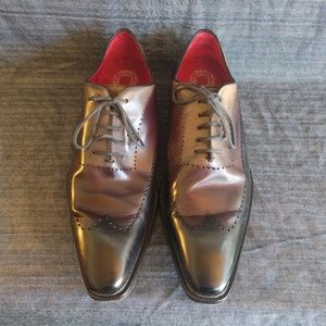 Designer Mezlan Roselli Two-toned Wingtips 13M
